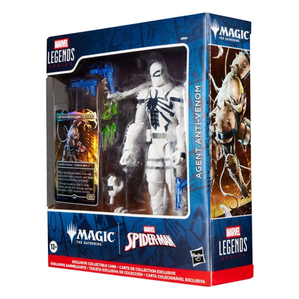 Marvel Legends Magic: The Gathering Екшън Фигурка - Agent Anti-Venom + Промо Карта