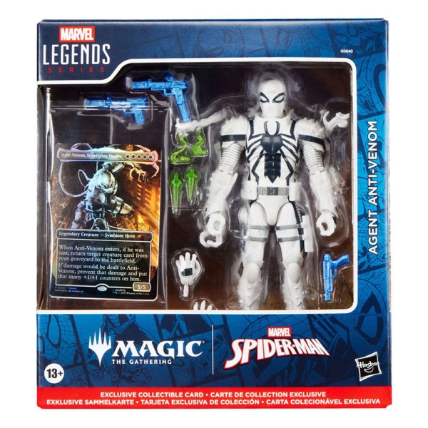 Marvel Legends Magic: The Gathering Екшън Фигурка - Agent Anti-Venom + Промо Карта