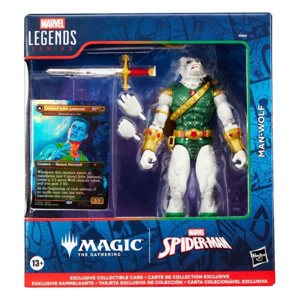 Marvel Legends Magic: The Gathering Екшън Фигурка - Man-Wolf + Промо Карта