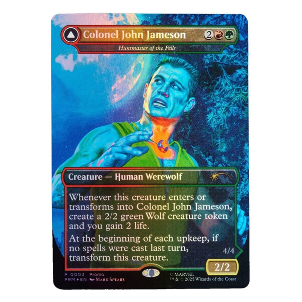 Marvel Legends Magic: The Gathering Екшън Фигурка - Man-Wolf + Промо Карта