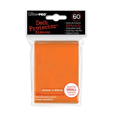 Ultra Prо Малки Протектори за карти 60 броя - оранжеви