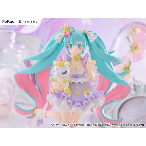 Hatsune Miku Tenitol Колекционерска Фигурка - Hatsune Miku Yumekawa Princess Lavender Ver. 