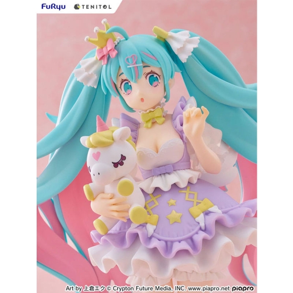 Hatsune Miku Tenitol Колекционерска Фигурка - Hatsune Miku Yumekawa Princess Lavender Ver. 