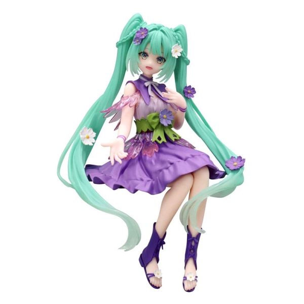 Hatsune Miku Noodle Stopper Колекционерска Фигурка - Flower Fairy Cosmos Purple Color Ver.