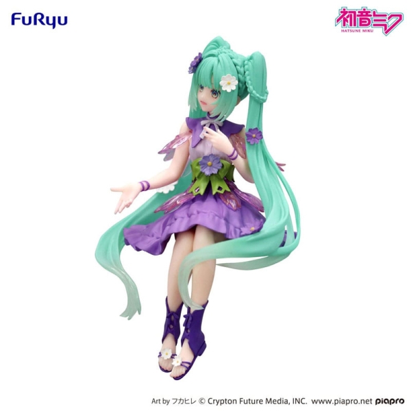 Hatsune Miku Noodle Stopper Колекционерска Фигурка - Flower Fairy Cosmos Purple Color Ver.