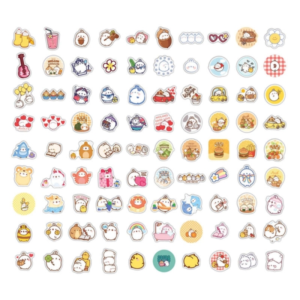 Molang Sticker Pack Sweet Moments