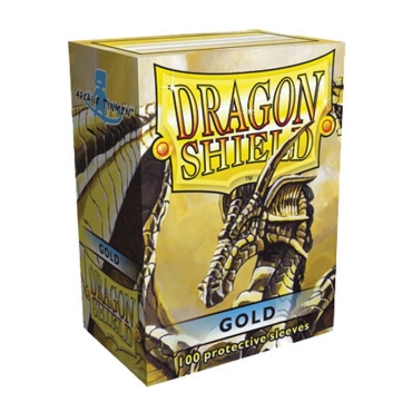 " Dragon Shield " Големи Протектори за карти 100 броя - златни