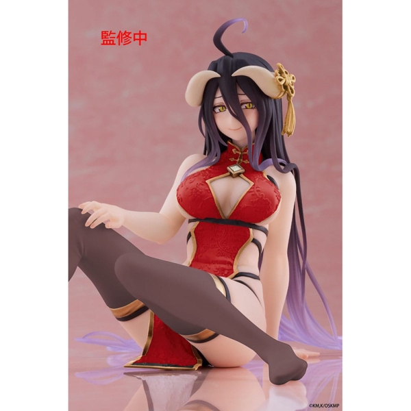 PRE-ORDER: Overlord Колекционерска Фигурка - Desktop Cute Figure Albedo Chinese Dress Ver. Renewal 
