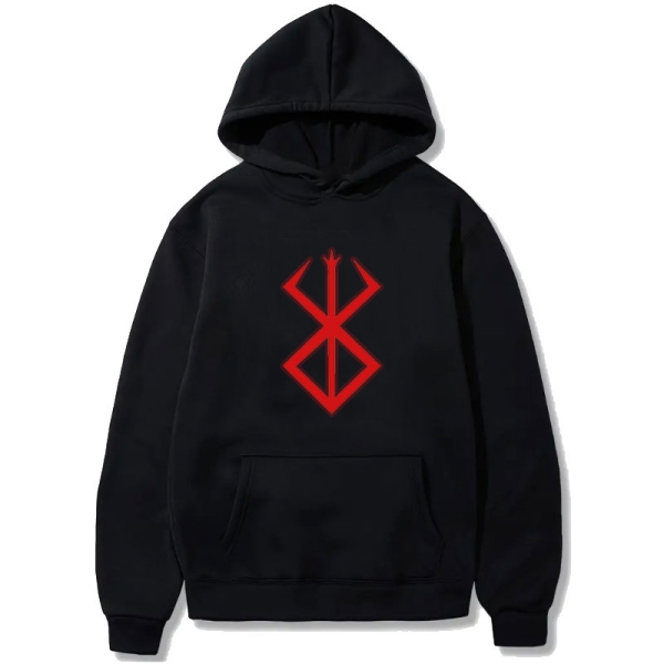 Berserk Черен Суитчер с бродерия - The Brand of Sacrifice