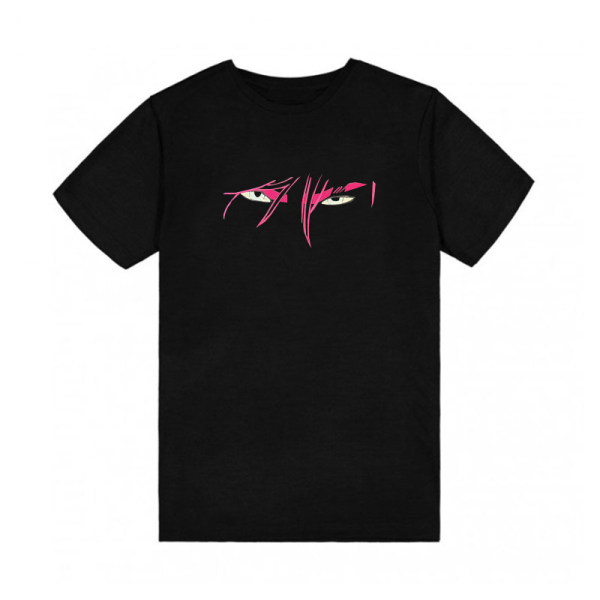 Arcane: League of Legends Черна Тематична Тениска с бродерия - Vi