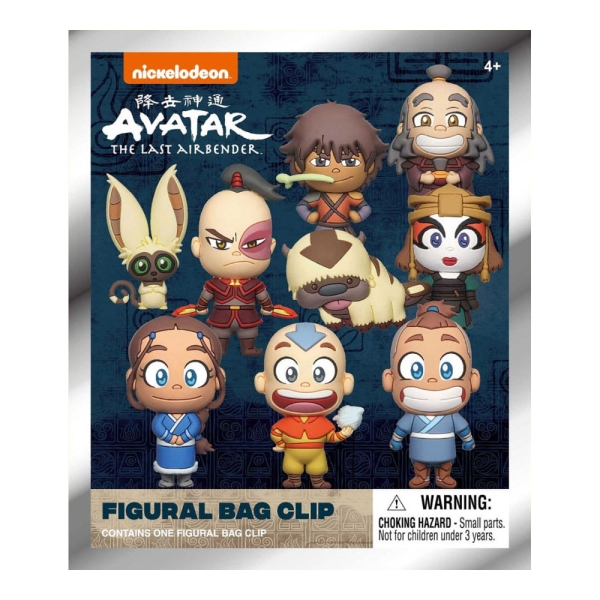 Avatar: The Last Airbender 3D PVC Bag Clips Series 1