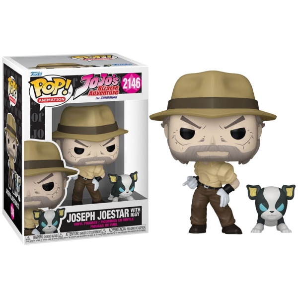 JoJo's Bizarre Adventure  POP! Vinyl Figure Joseph Joestar with Iggy #2146 