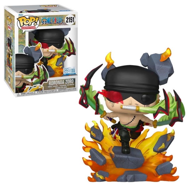 One Piece Funko Pop Колекционерска Фигурка - Roronoa Zoro (King of Hell) (Special Edition) #2151