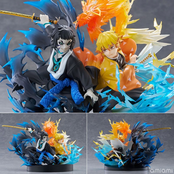 PRE-ORDER: Demon Slayer: Kimetsu no Yaiba Колекционерска Фигурка - Agatsuma Zenitsu & Kaigaku