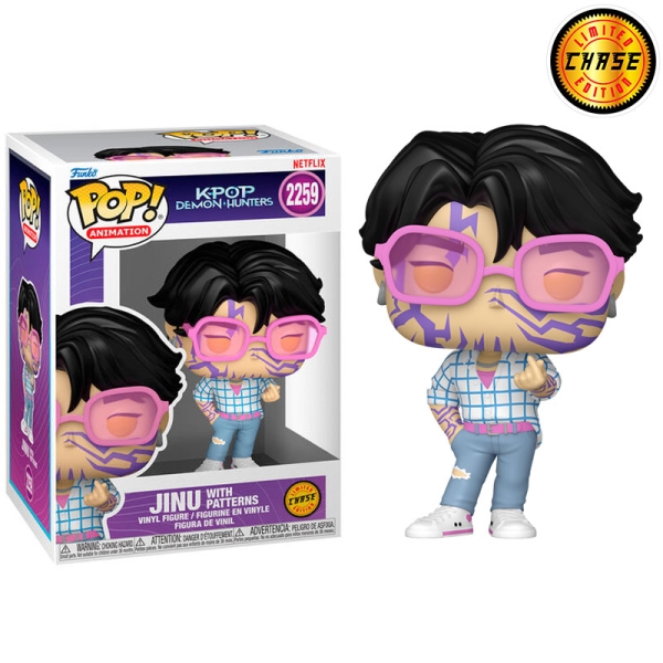 KPop Demon Hunters POP! Animation Vinyl Figure - Jinu CHASE Limited Edition #2259