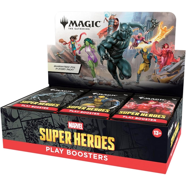 PRE-ORDER: Magic the Gathering: Marvel Super Hero Play Booster Display - 30 Packs