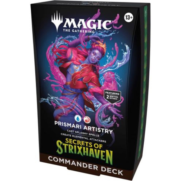PRE-ORDER: Magic the Gathering: Secrets of Strixhaven Commander Тесте - Prismari Artistry