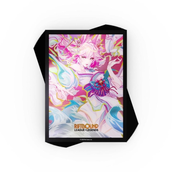 Riftbound: League of Legends Sleeves Standard Size - Spiritforged - Spirit Blossom Ahri (100 Sleeves)