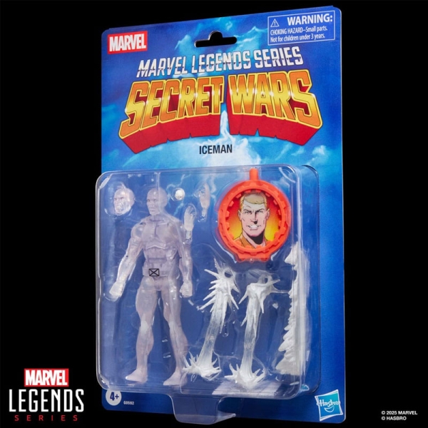 Secret Wars Marvel Legends Retro Action Figure Iceman 15 cm