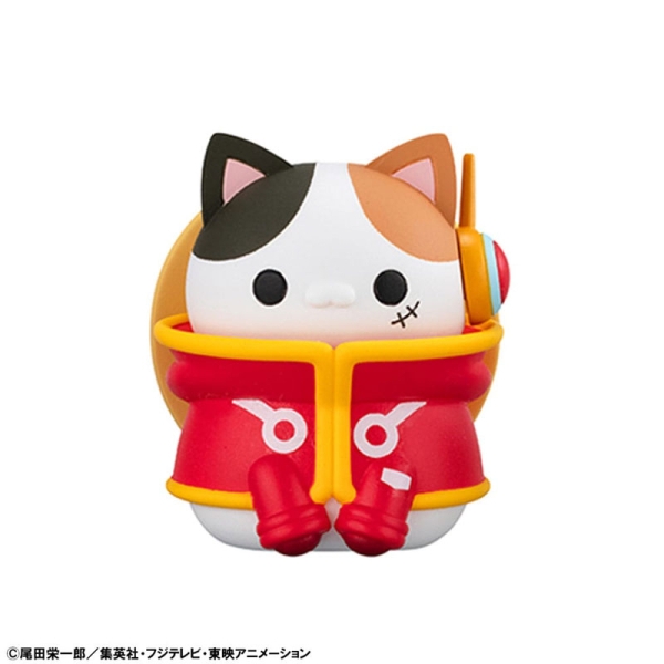 One Piece Mega Cat Project Trading Figure NyanPieceNyan! Luffy & Paramount War of Marineford Ver. 3 cm