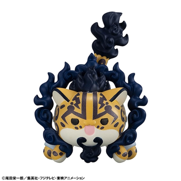 One Piece Mega Cat Project Trading Figure NyanPieceNyan! Luffy & Paramount War of Marineford Ver. 3 cm