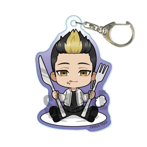Tokyo Revengers Gochi Chara Acrylic Key Chain - Hanma Shuji