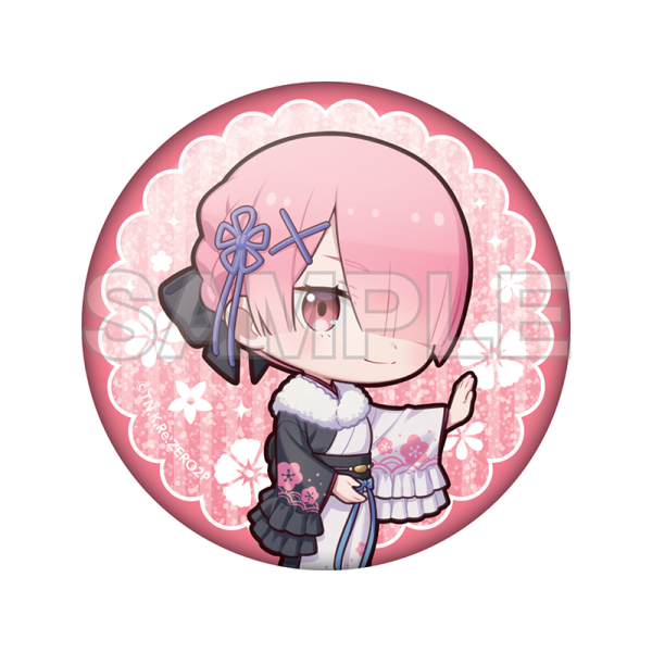 Re:Zero kara Hajimeru Isekai Seikatsu Glitter Can Badge - Re:Zero kara Hajimeru Ramen Seikatsu 