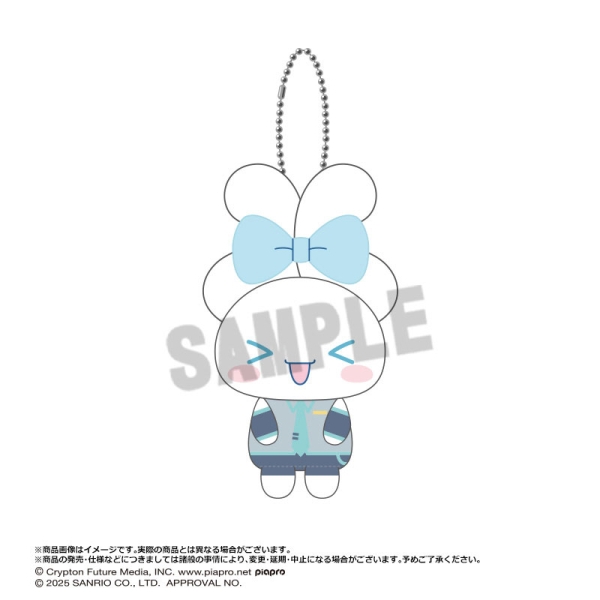 Hatsune Miku x Cinnamoroll Plush Mascot Key Chain - Osuwari Club