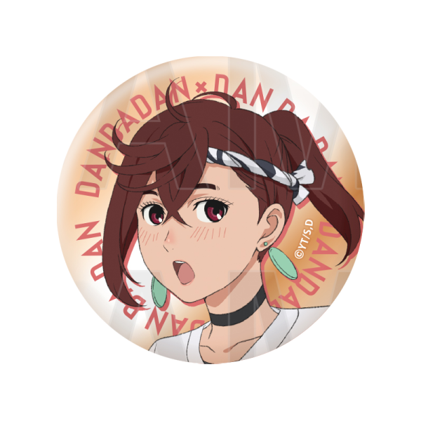 DANDADAN х Nikujiru Gyouza No Dandadan Vol. 2 Metallic Can Badge - Momo Ayase