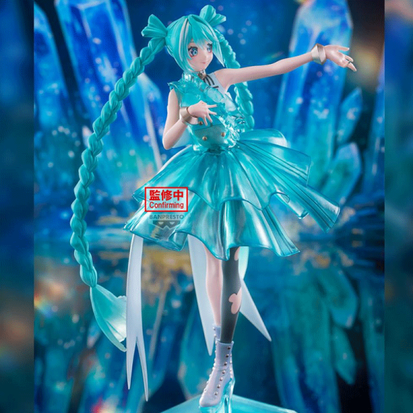 Vocaloid Clearluxe Колекционерска Фигурка - Hatsune Miku Emerald Gem
