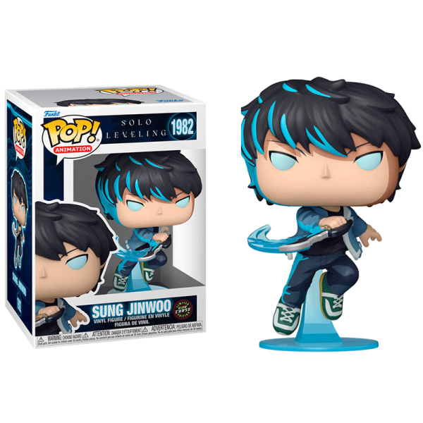 Solo Leveling Pop! Animation Vinyl Figure Sung Jinwoo CHASE Limited Edition #1982