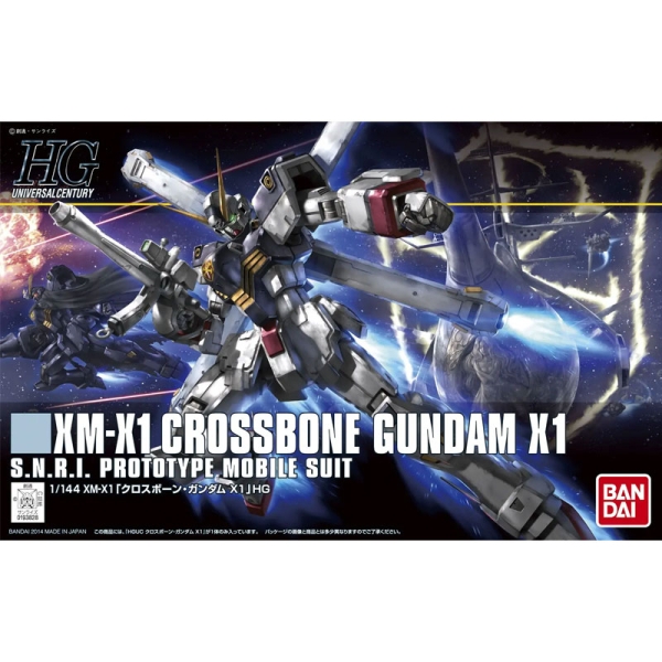 (HGUC) Gundam Model Kit - Crossbone Gundam X1 1/144