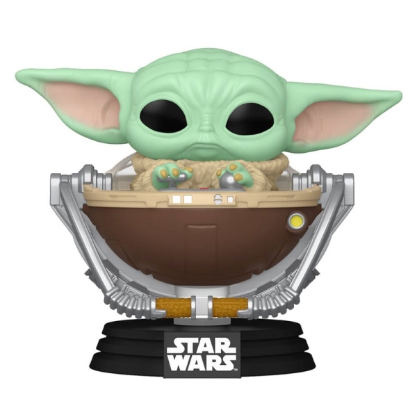 Star Wars: The Mandalorian and Grogu Funko Pop! Колекционерска Фигурка - Grogu in Pram Bobblehead #823