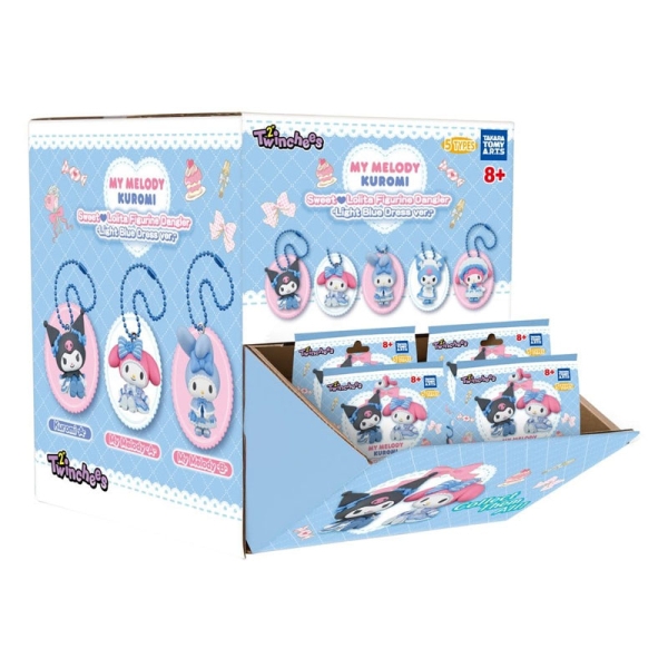 Sanrio Twinchees Mini Figures My Melody x Kuromi Sweet Lolita 5 cm Blind Pack 