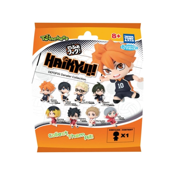 Haikyu!! Twinchees Dangler Mini Figures Defofig! 5 cm Blind Pack
