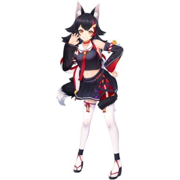 Hololive Production Колекционерска Фигурка - Ookami Mio Hikkake 10cm