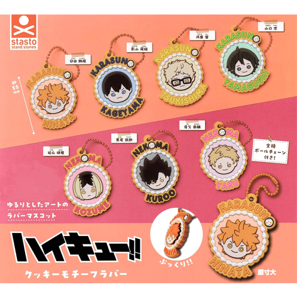 Haikyu!! Ключодържател - Cookie Motif - Различни Варианти