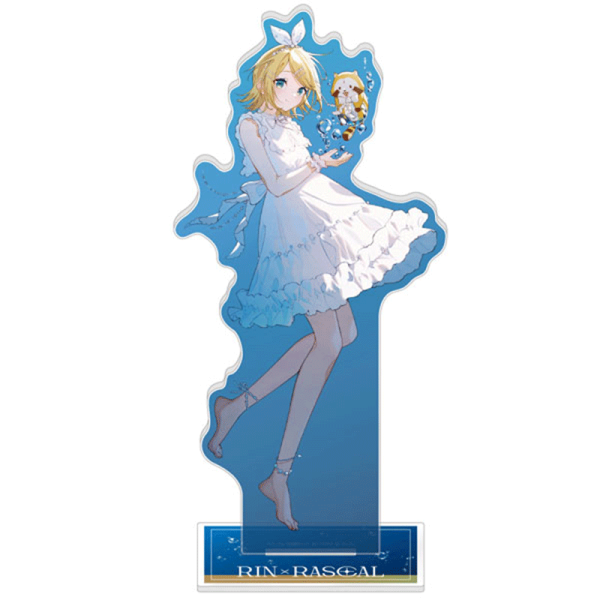 Hatsune Miku x "Rascal the Raccoon" 2025 Акрилна Фигурка - Kagamine Rin