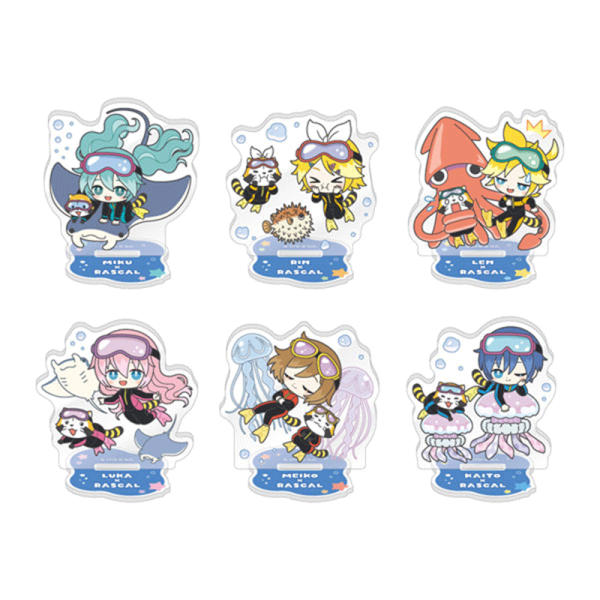 Hatsune Miku x "Rascal the Raccoon" 2025 Aurora Акрилна Фигурка - Различни Варианти