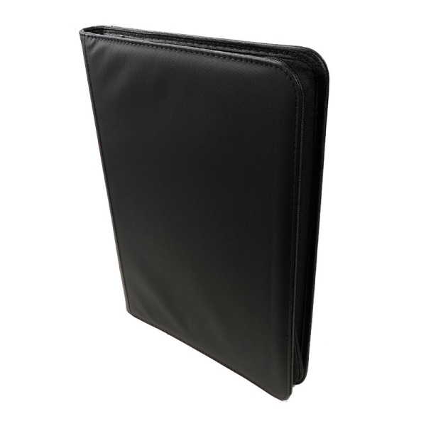 TCG 18-pocket Card Storage Album with zipper - Black