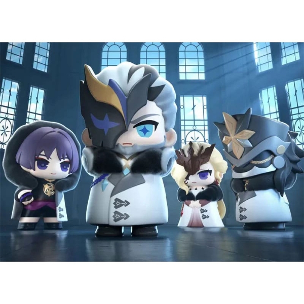 Genshin Impact PVC Figures Fatui Harbingers Chibi Design Blind Box