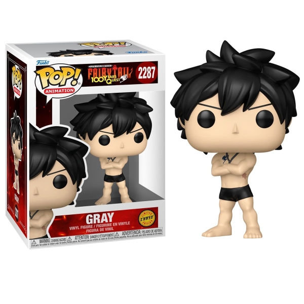 Fairy Tail 100 Years Quest Funko POP! Колекционерска Фигурка - Gray CHASE Limited Edition #2287