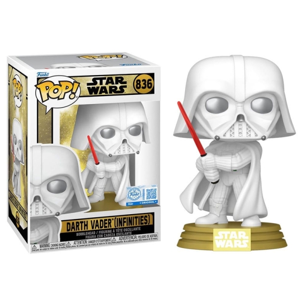 Star Wars Funko Pop! Колекционерска Фигурка - Darth Vader (Infinities) (Special Edition) #836 Bobble-Head