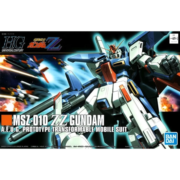 (HGUC) Gundam Model Kit Модел за Сглобяване - MSZ-010 ZZ Gundam 1/144