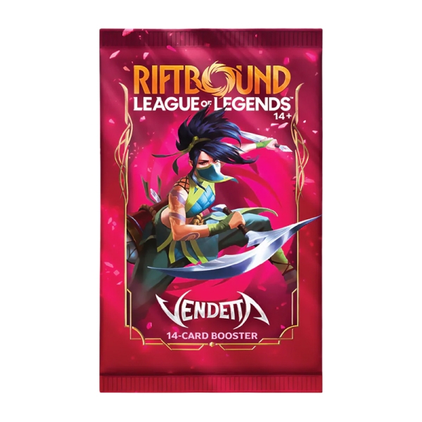 PRE-ORDER: Riftbound: League of Legends TCG Vendetta - Бустер Пакет