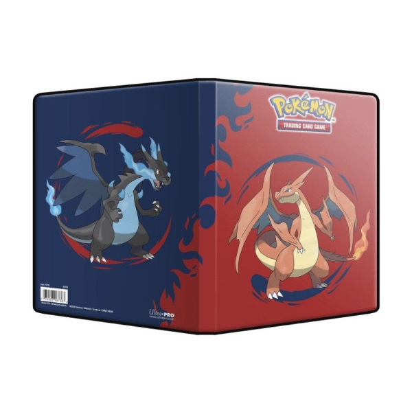 Ultra Pro 9 Pocket Албум за карти Pokemon - Mega Charizard X and Mega Charizard