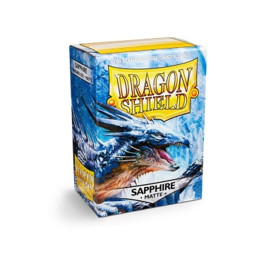 " Dragon Shield " Големи Протектори за карти 100 броя матирани - небесно сини