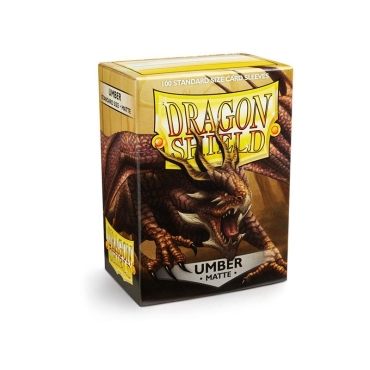 " Dragon Shield " Големи Протектори за карти 100 броя матирани - тъмнокафяв