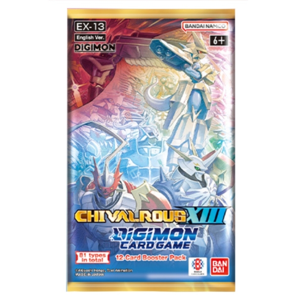 PRE-ORDER: Digimon Card Game - Chivalrous XIII EX-13 Extra Booster Pack