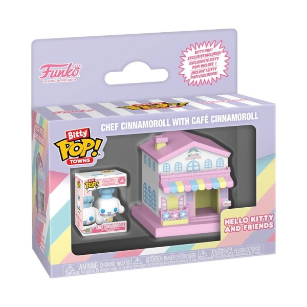 Hello Kitty and Friends Bitty POP! Комплект Фигурки - Town Chef Cinnamoroll with Café Cinnamoroll